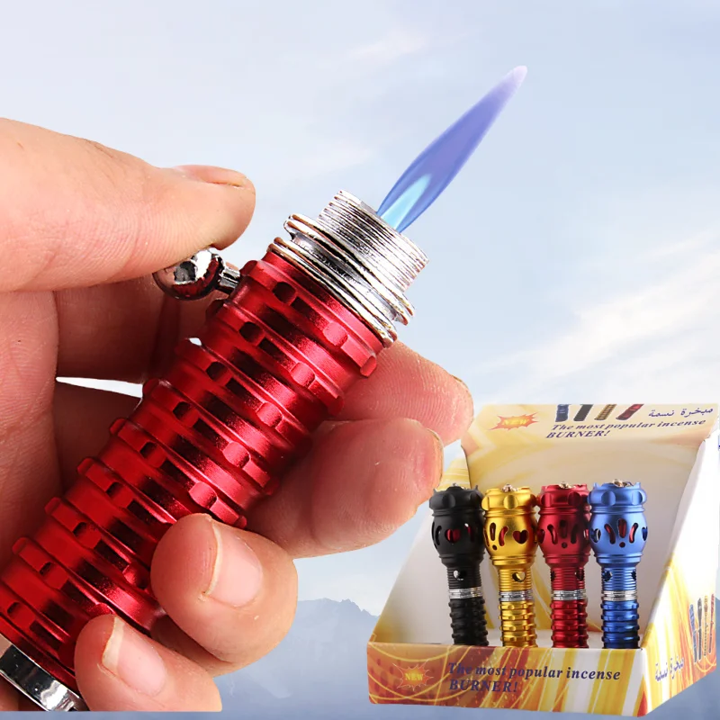 Metal Aromatherapy Inflatable Lighter Windproof Portable Ultra Long Jet Blue Flame Lighter Men's Smoking Gift
Metal Aromatherapy Inflatable Lighter Windproof Portable Ultra Long Jet Blue Flame Lighter Men's Smoking Gift