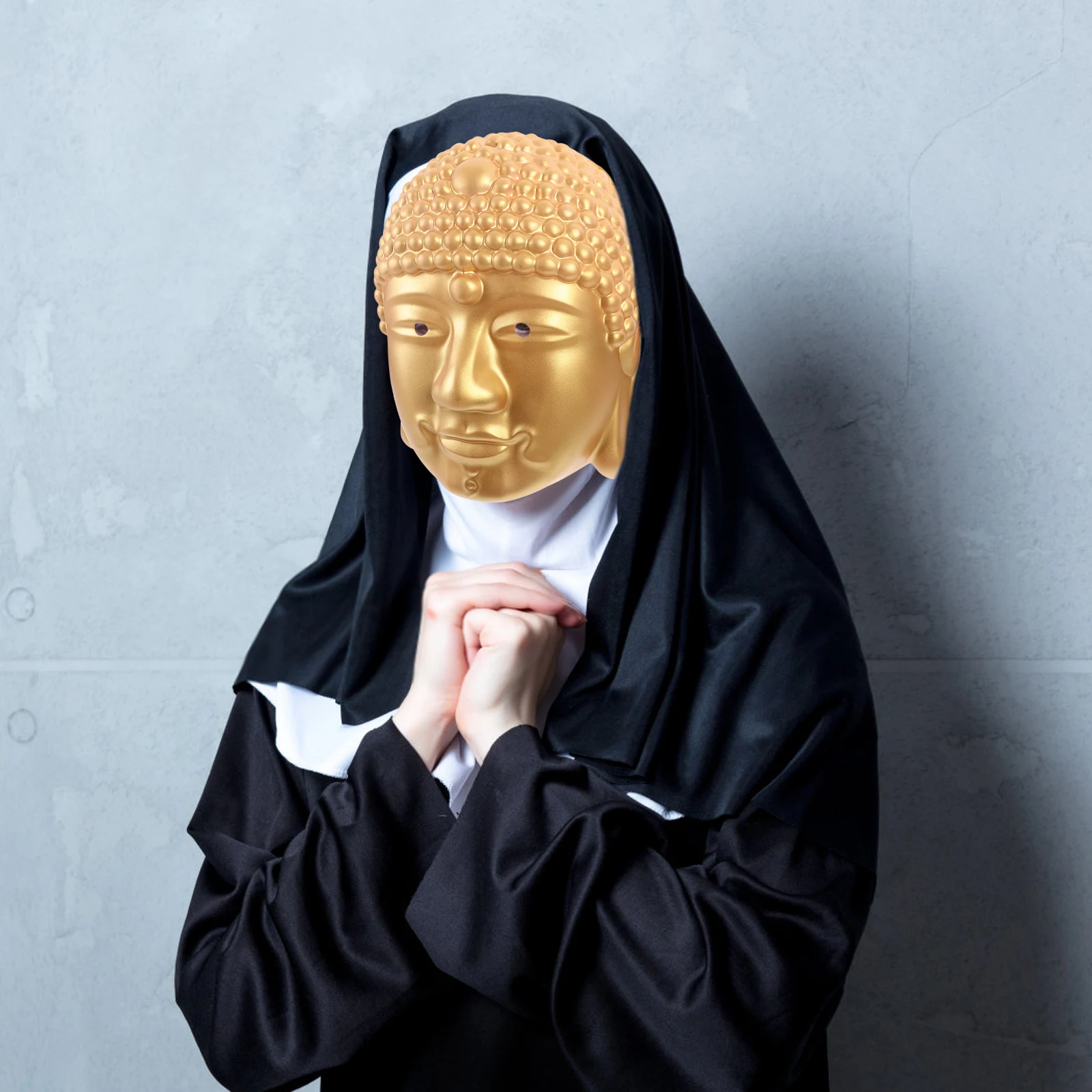 Buddha Mask For Adults Mysterious Decorative Face Cover Cosplay Carnival Masquerade Halloween Party Costume Accessories
Buddha Mask For Adults Mysterious Decorative Face Cover Cosplay Carnival Masquerade Halloween Party Costume Accessories