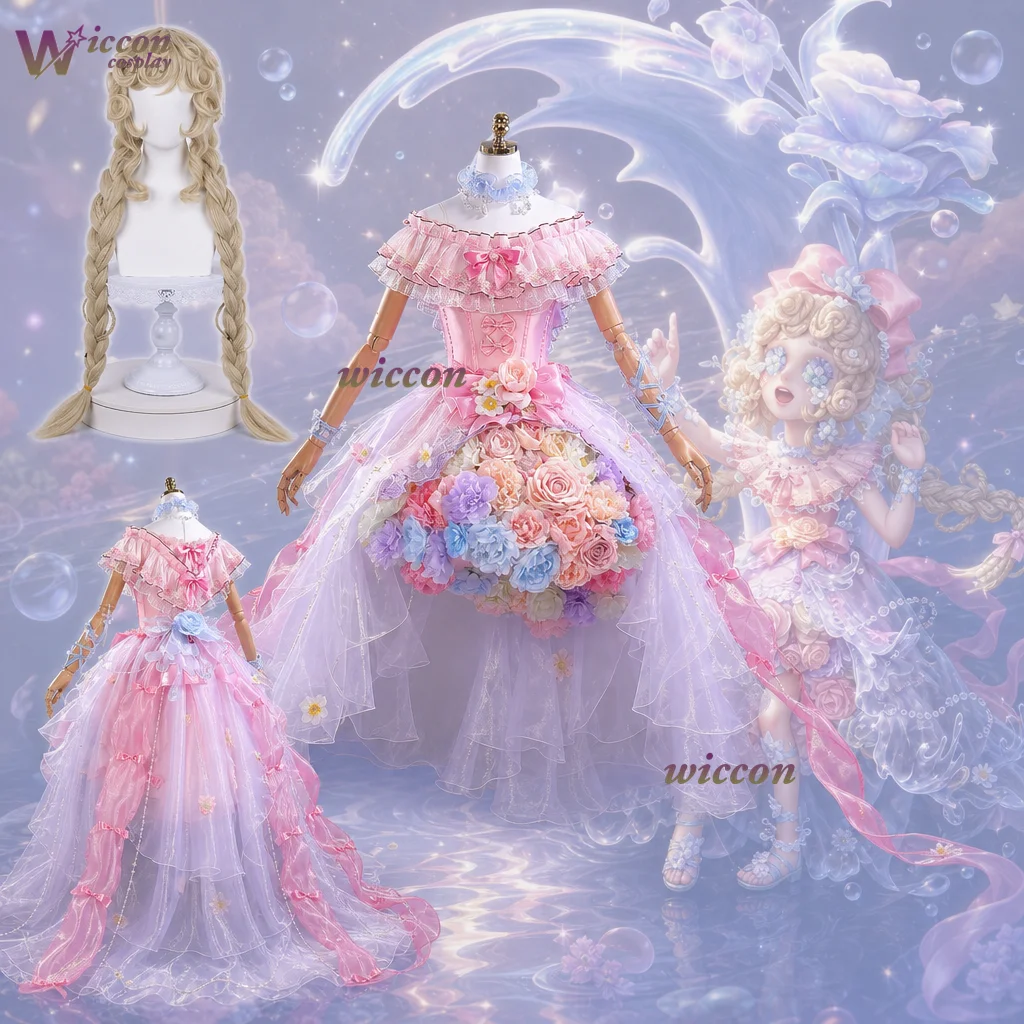 Identity V Little Girl Moonlit Mirage Cosplay Costume Memory Alice DeRoss Complete Set Wig Dress Halloween Outfit
Identity V Little Girl Moonlit Mirage Cosplay Costume Memory Alice DeRoss Complete Set Wig Dress Halloween Outfit