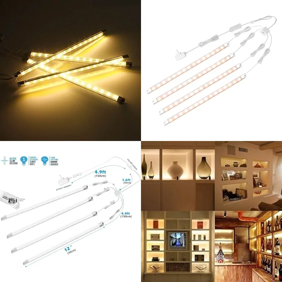 Under Cabinet Lighting Bookshelf Light Bar - UL-Listed - Low Profile - Energy Saving - Cool to Touch - Soft Warm White
Under Cabinet Lighting Bookshelf Light Bar - UL-Listed - Low Profile - Energy Saving - Cool to Touch - Soft Warm White