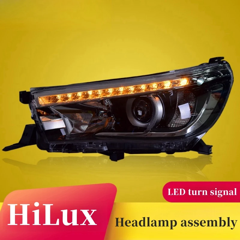 Car Lights Fit For Toyota Hilux Headlight Assembly HILUX REVO 2015-2020 Modified LED Daytime Running Light Flow Turn Signal
Car Lights Fit For Toyota Hilux Headlight Assembly HILUX REVO 2015-2020 Modified LED Daytime Running Light Flow Turn Signal