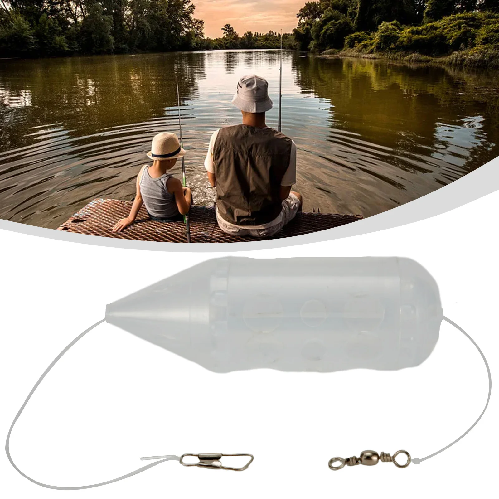 1 Pc Rotating Bait Cage Maggot Feeder Clear Cap Swim Feeders Transparent Cap For Maggot Carp Match Fishing Tackle Maggot Feeder
1 Pc Rotating Bait Cage Maggot Feeder Clear Cap Swim Feeders Transparent Cap For Maggot Carp Match Fishing Tackle Maggot Feeder