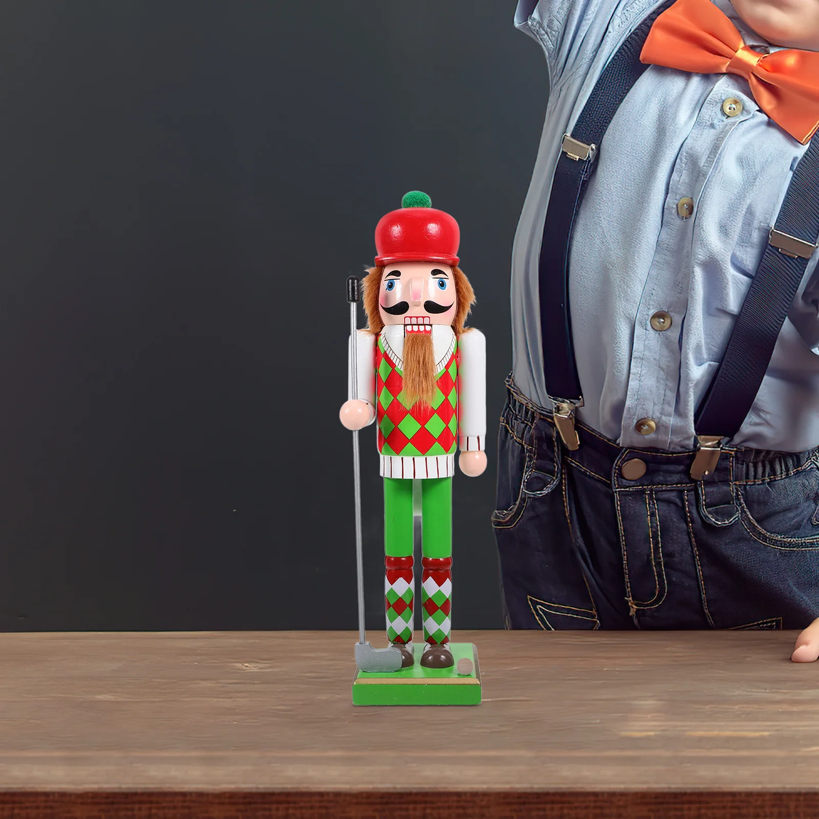 Traditional Wooden Nutcracker Holiday Decoration Golf Themed Christmas Xmas Ornament Home Decor Wood Xmas Nutcrackers
Traditional Wooden Nutcracker Holiday Decoration Golf Themed Christmas Xmas Ornament Home Decor Wood Xmas Nutcrackers