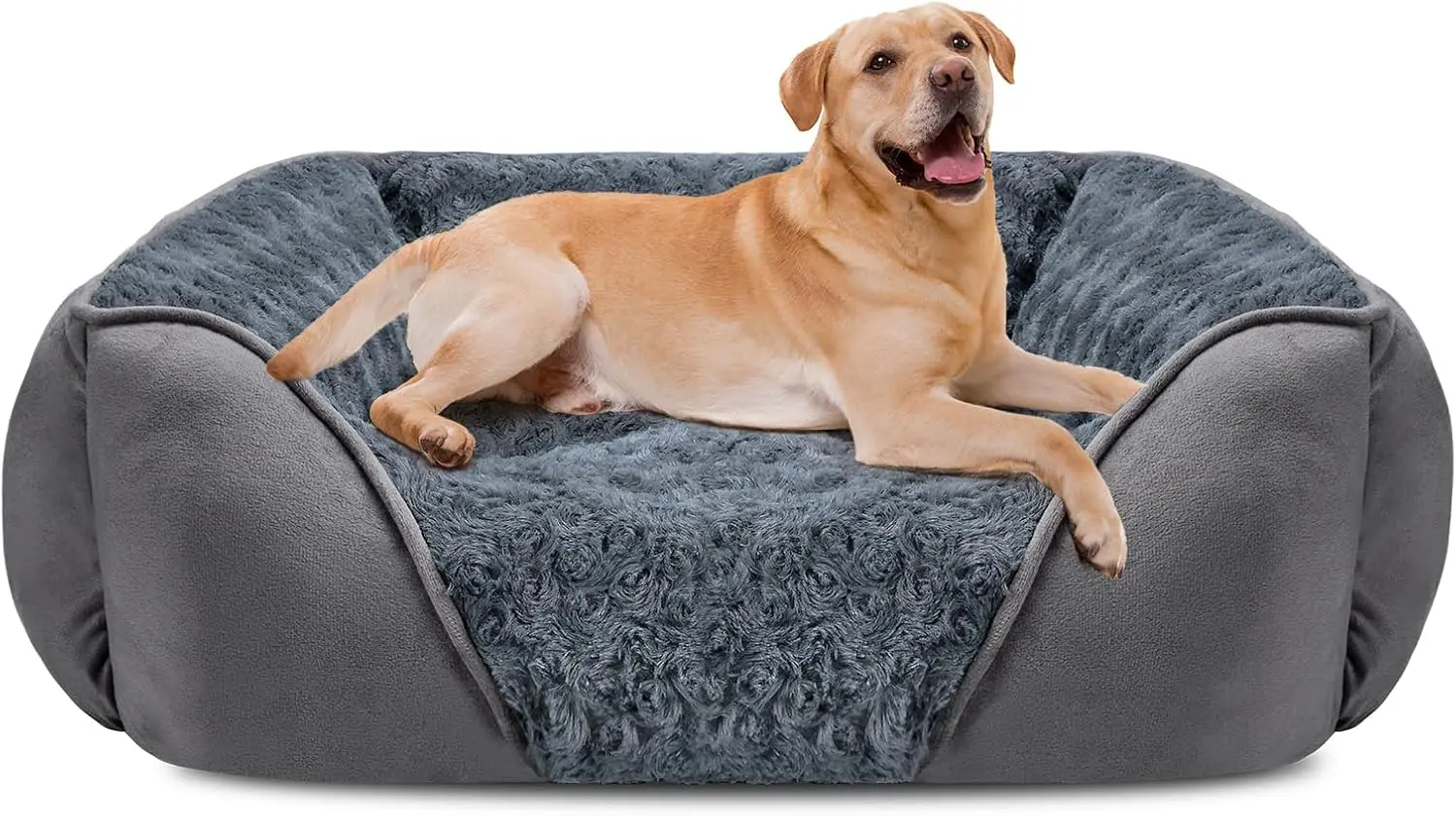 Orthopedic Dog Bed for Large Medium Small Dogs, Washable Rectangle Pet Bed with Anti-Slip Bottom XXL (42x30x10)
Orthopedic Dog Bed for Large Medium Small Dogs, Washable Rectangle Pet Bed with Anti-Slip Bottom XXL (42x30x10)