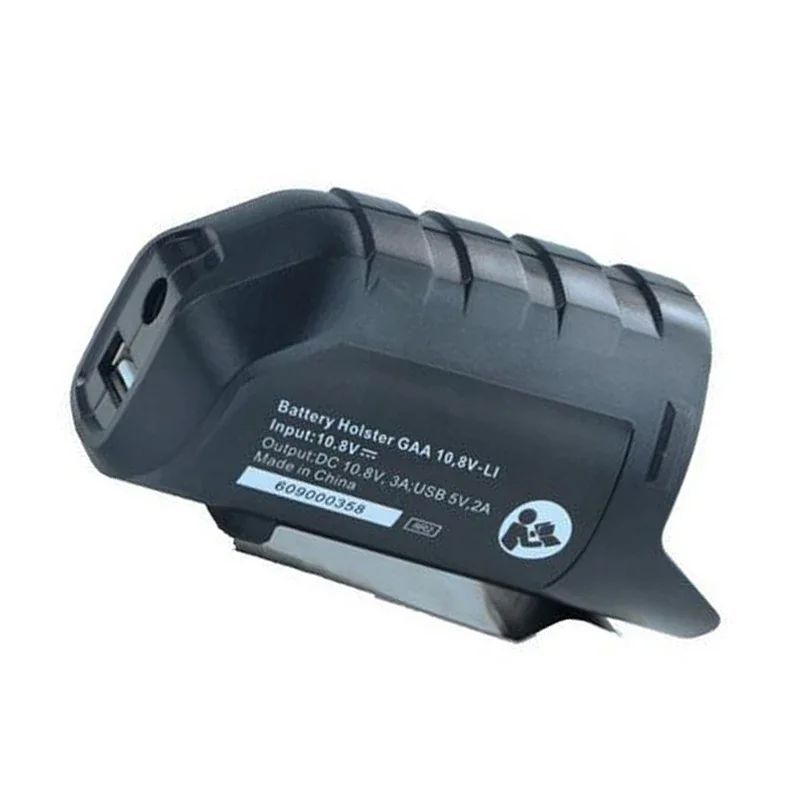 USB Charging Port Power Source Adapter for Bosch 10.8V/12V Li-ion Battery BHB120 Adapter Charger Cordless Power Tool
USB Charging Port Power Source Adapter for Bosch 10.8V/12V Li-ion Battery BHB120 Adapter Charger Cordless Power Tool