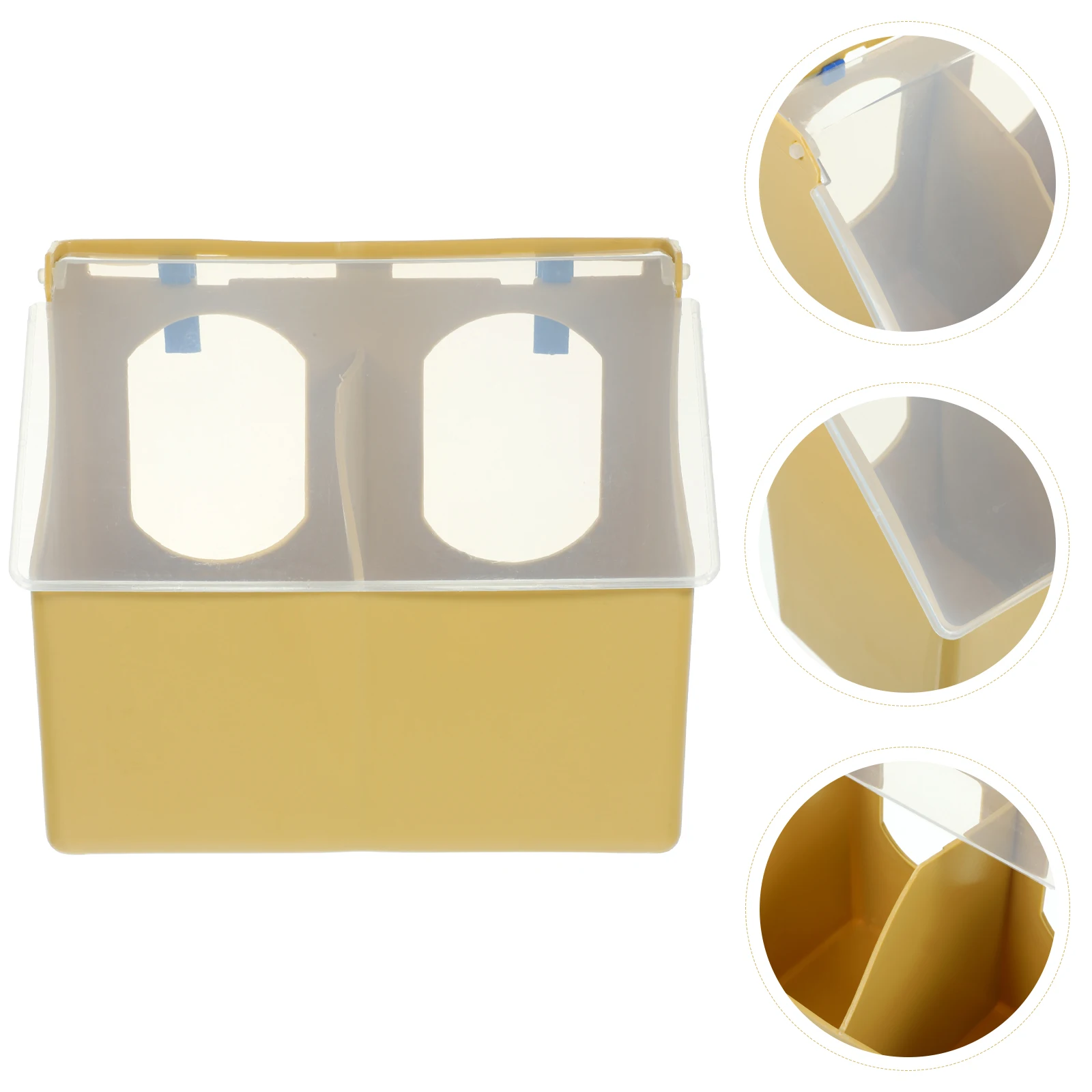 Plastic Pigeon Feeder Durable Wear Resistant Hanging Food Box Household Quail Feeders Long Term Use Easy Install Practical Safe
Plastic Pigeon Feeder Durable Wear Resistant Hanging Food Box Household Quail Feeders Long Term Use Easy Install Practical Safe