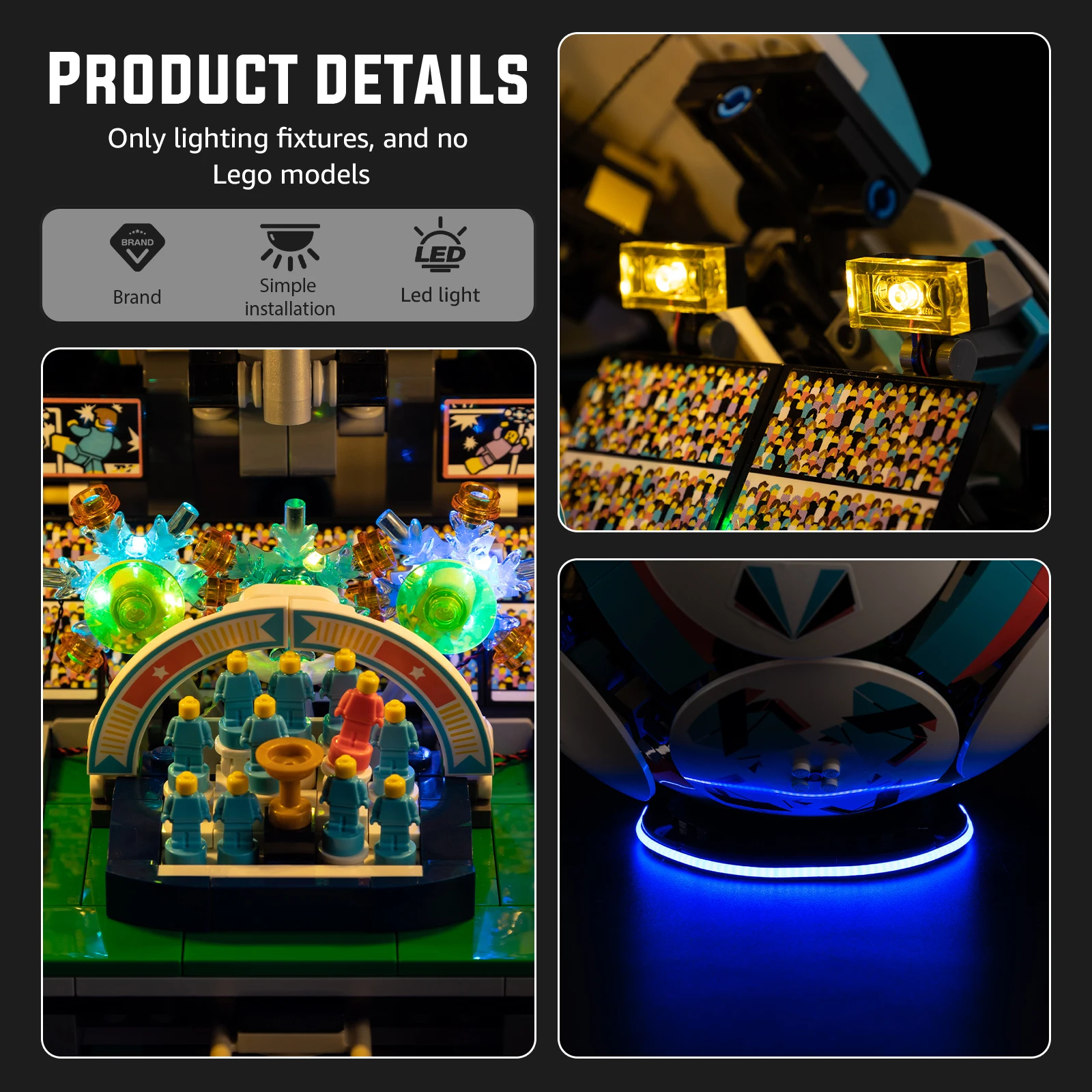 LED Lighting Set Suitable for LEGO Soccer Ball 43019 Building Blocks
LED Lighting Set Suitable for LEGO Soccer Ball 43019 Building Blocks