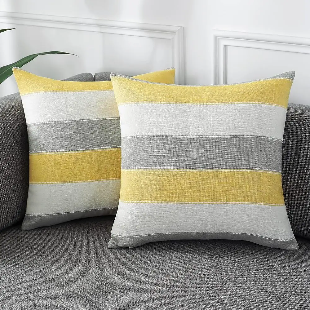 Pa Of 2 Farmhouse Stripe Che Throw Pillow Covers Set Case Cotton Linen Decorative Pillowcases Cushion Cover For Couch Bench
Pa Of 2 Farmhouse Stripe Che Throw Pillow Covers Set Case Cotton Linen Decorative Pillowcases Cushion Cover For Couch Bench
