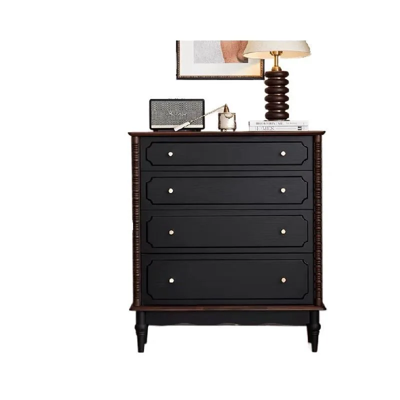 French retro solid wood four-chest cabinet American small apartment bedroom, bedside locker, medieval five-chest cabinet storage
French retro solid wood four-chest cabinet American small apartment bedroom, bedside locker, medieval five-chest cabinet storage
