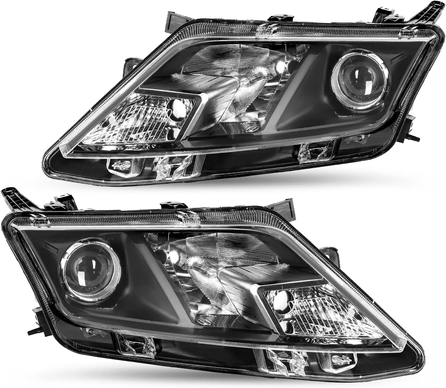 Projector Headlight Assembly Replacement for 2010 to 2012 Ford Fusion Headlamp (Driver & Passenger Side)
Projector Headlight Assembly Replacement for 2010 to 2012 Ford Fusion Headlamp (Driver & Passenger Side)