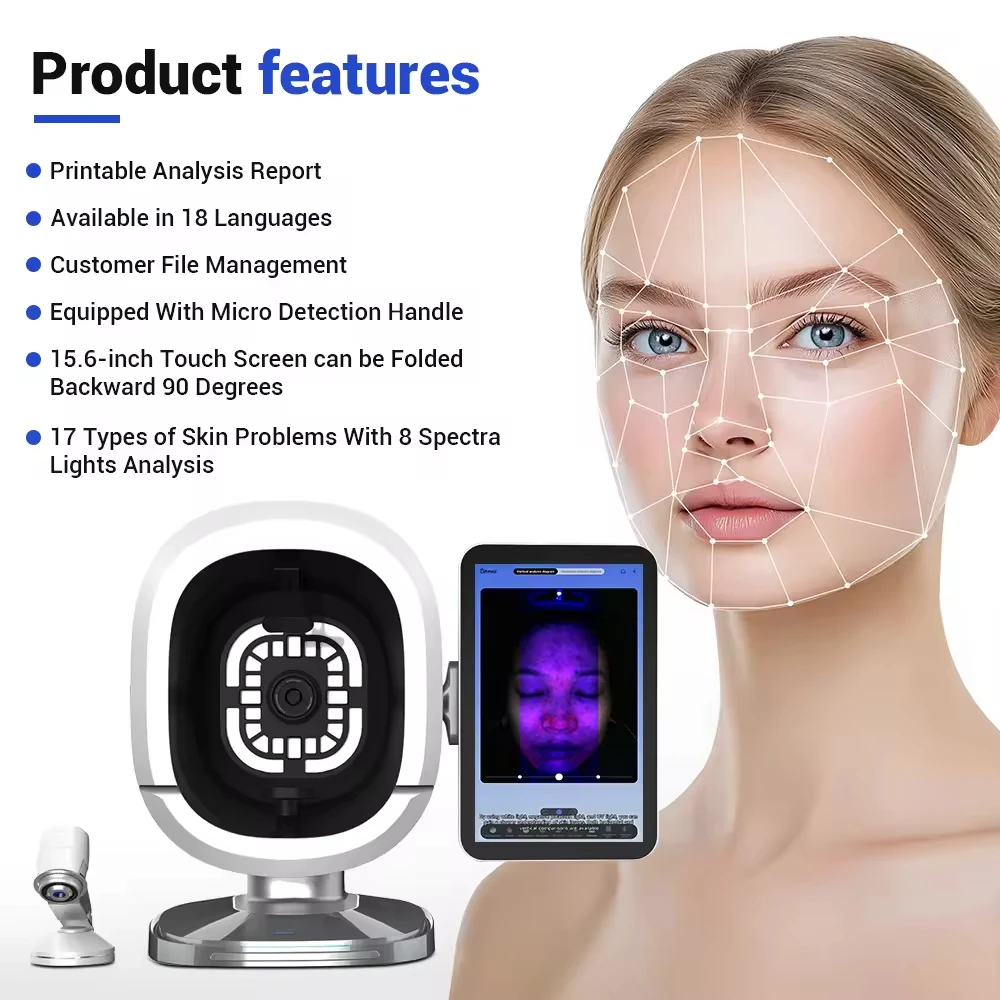 smart skin analyzer machine facial scanner fo home use ai skin analyzer 2026
smart skin analyzer machine facial scanner fo home use ai skin analyzer 2026