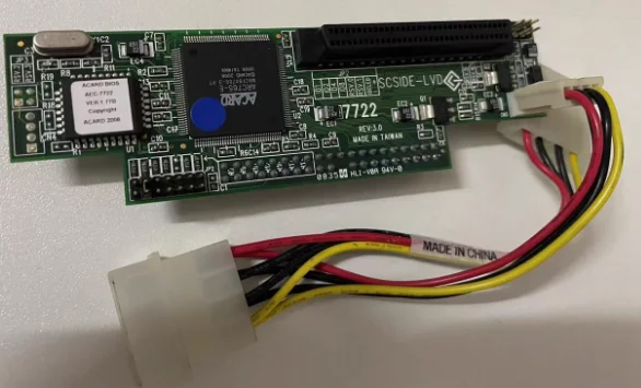 For AEC-7722 For IBM aCard IDE to LVD-SCSi Bridge Adapter Storage Controller Adapter
For AEC-7722 For IBM aCard IDE to LVD-SCSi Bridge Adapter Storage Controller Adapter