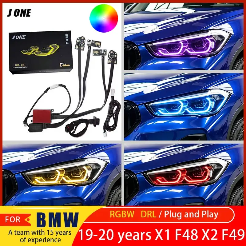 For BMW X1 F48 F49 RGB DRO Multicolor Yellow Red Blue LED Front Headlight Daytime Running Light Module Mobile App Control
For BMW X1 F48 F49 RGB DRO Multicolor Yellow Red Blue LED Front Headlight Daytime Running Light Module Mobile App Control