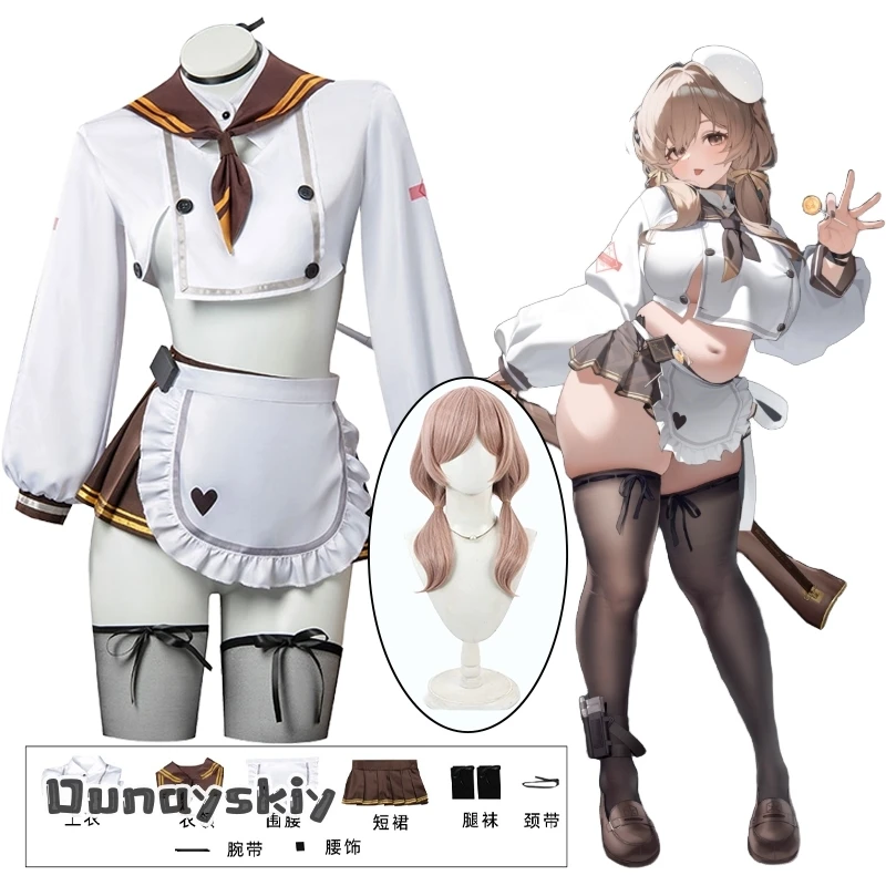 NIKKE Braids Cosplay Costume The Goddess of Victory Braids Cosplay Wig Sexy Women Maid Dress Anime Outfits Role-playing Suits
NIKKE Braids Cosplay Costume The Goddess of Victory Braids Cosplay Wig Sexy Women Maid Dress Anime Outfits Role-playing Suits