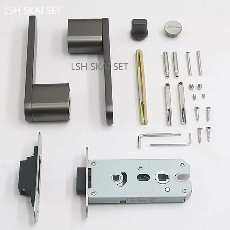 Indoor Wooden Door Handle Lockset Bedroom Magnetic Suction Door Lock Zinc Alloy Mute Security Door Locks High Quality Hardware
Indoor Wooden Door Handle Lockset Bedroom Magnetic Suction Door Lock Zinc Alloy Mute Security Door Locks High Quality Hardware