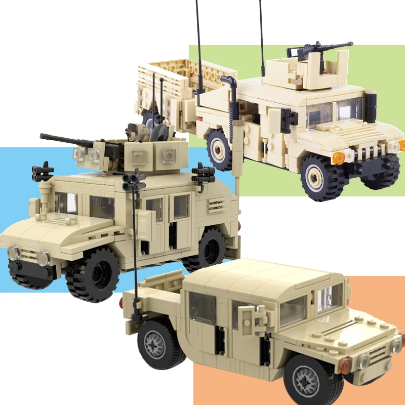 Military Vehicles Hummers Building Bricks US Army Police SWAT Team Soldier Weapons MOC Car Blocks Mini Model Kids Gift Boy Toys
Military Vehicles Hummers Building Bricks US Army Police SWAT Team Soldier Weapons MOC Car Blocks Mini Model Kids Gift Boy Toys