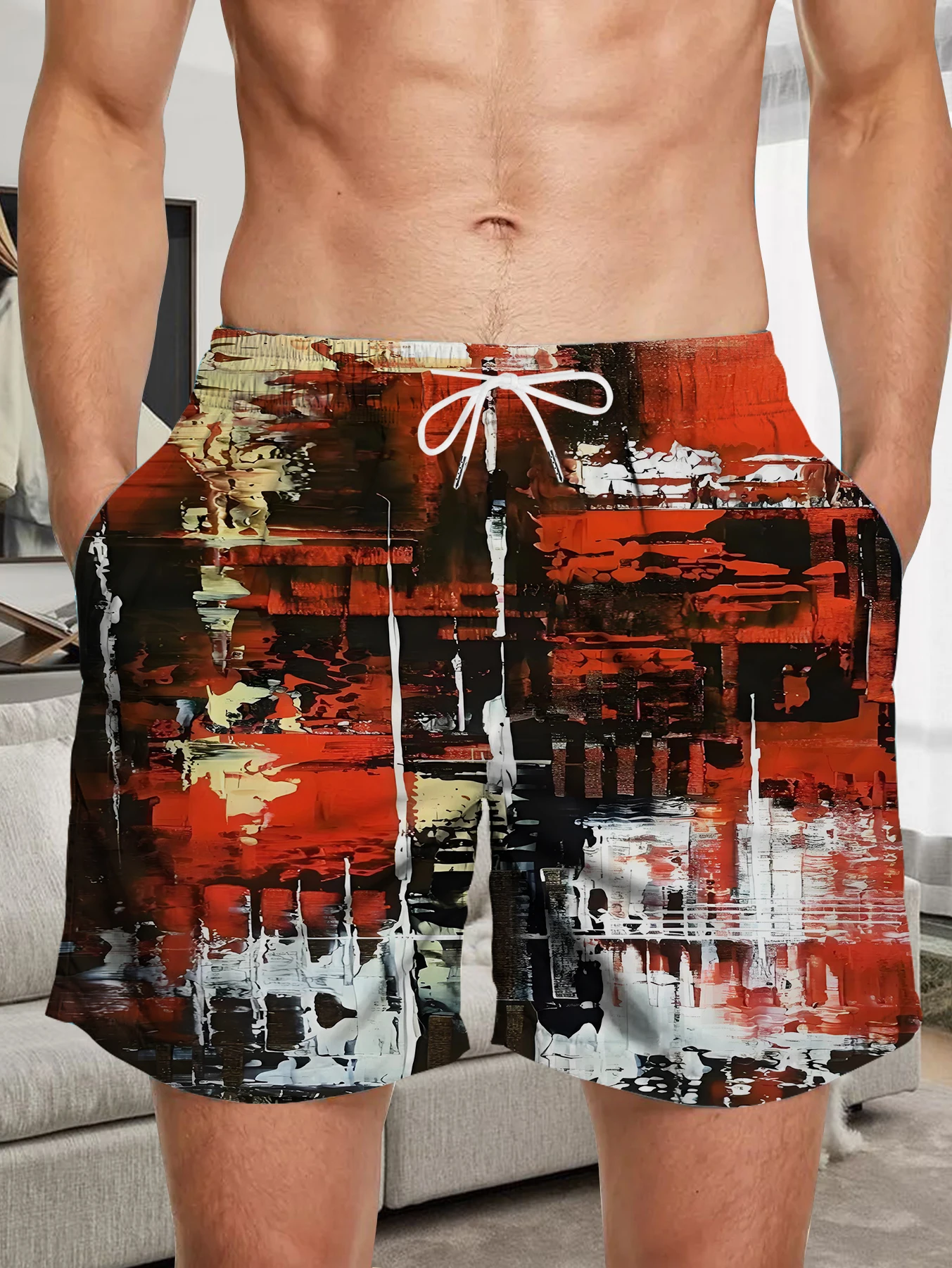 Classic Full Print Beach Pants Men Digital Printed Quick Dry Polyester Short Pants
Classic Full Print Beach Pants Men Digital Printed Quick Dry Polyester Short Pants