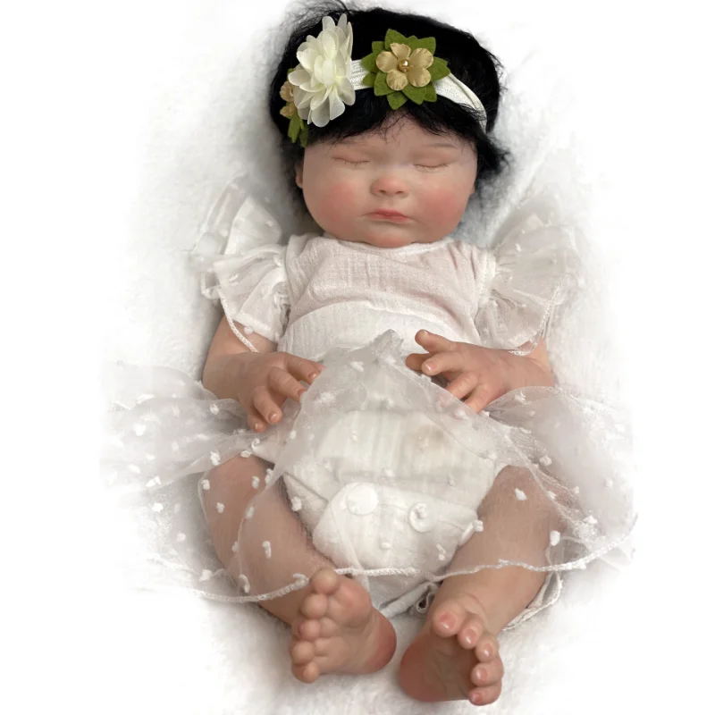 45cm Girl Reborn Doll Soft Silicone Material Solid Injection Molding Cute Baby Reborn Doll
45cm Girl Reborn Doll Soft Silicone Material Solid Injection Molding Cute Baby Reborn Doll