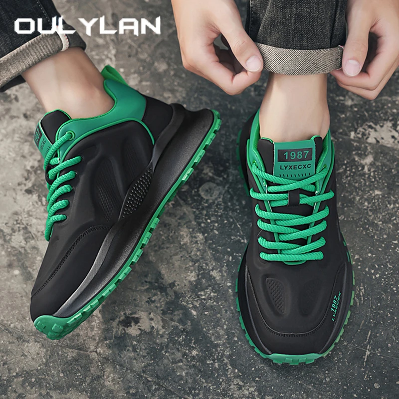 Oulylan Wear Resistant Antislip Sport Shoes Comfortable Lightweight Lace Up Casual Footwear Men Outdoor Thick Soft Sole Sneakers
Oulylan Wear Resistant Antislip Sport Shoes Comfortable Lightweight Lace Up Casual Footwear Men Outdoor Thick Soft Sole Sneakers