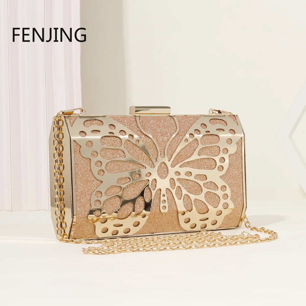 Металлические клатчи с узором бабочки, женские сумки для вечеринок, банкетов, блестящая вечерняя сумка, модные сумки на плечо с цепочкой, сумки с блестками
Металлические клатчи с узором бабочки, женские сумки для вечеринок, банкетов, блестящая вечерняя сумка, модные сумки на плечо с цепочкой, сумки с блестками
