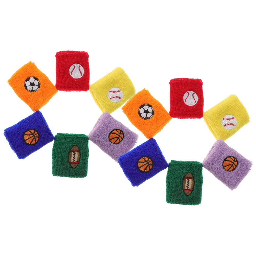 12 Pcs Sports Wristbands Elastic Sweat Bands Kids Basketball Football Patterns Guard Brace Washable Comfortable
12 Pcs Sports Wristbands Elastic Sweat Bands Kids Basketball Football Patterns Guard Brace Washable Comfortable