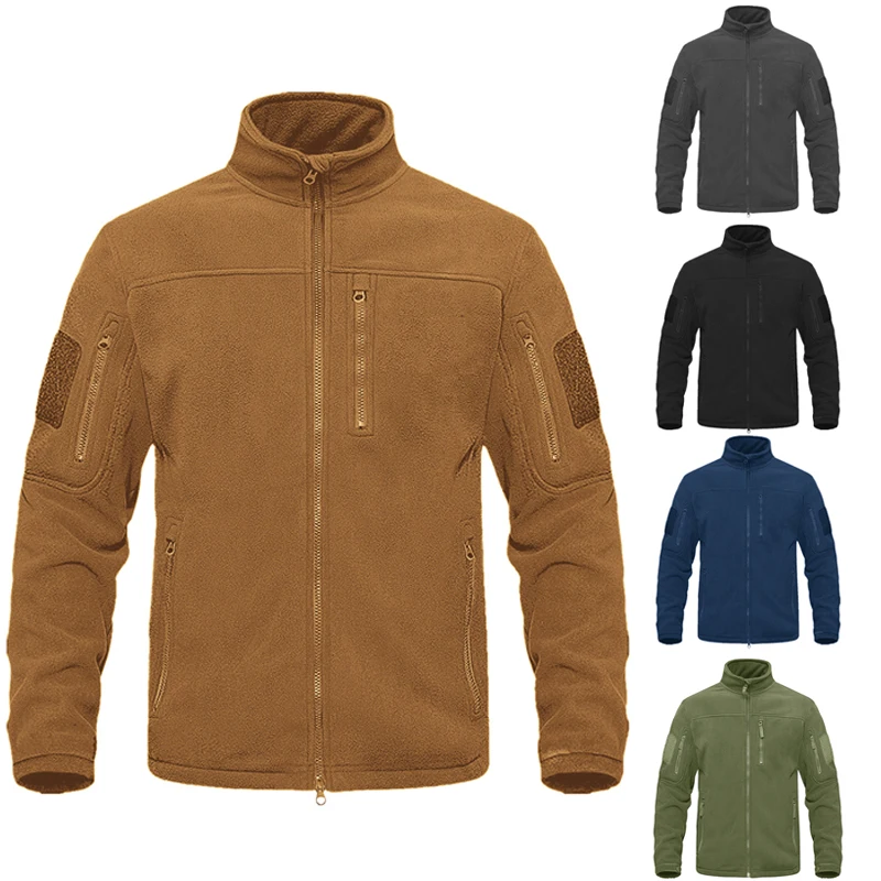 RUINHAWK Tactical Fleece Jacket Hiking fishing Work Coats Mens Pockets Winterproof Military Outdoor Jacket Outwear top
RUINHAWK Tactical Fleece Jacket Hiking fishing Work Coats Mens Pockets Winterproof Military Outdoor Jacket Outwear top