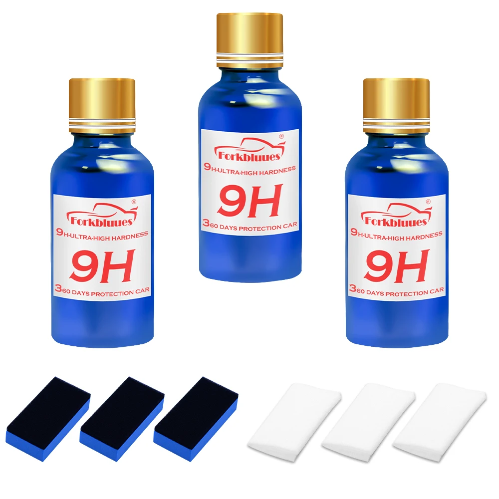 3PCS 9H Car Liquid Ceramic Coat Super Hydrophobic Glass Coating Set Polysiloxane and Nano Materials Ceramics for Cars
3PCS 9H Car Liquid Ceramic Coat Super Hydrophobic Glass Coating Set Polysiloxane and Nano Materials Ceramics for Cars