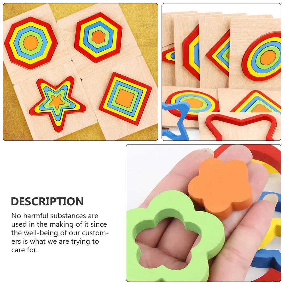 4Pcs Geometric Figure Early Educational Blocks Set for Kids Cognitive Learning Preschool Nursery Educational Graphics Board Game
4Pcs Geometric Figure Early Educational Blocks Set for Kids Cognitive Learning Preschool Nursery Educational Graphics Board Game