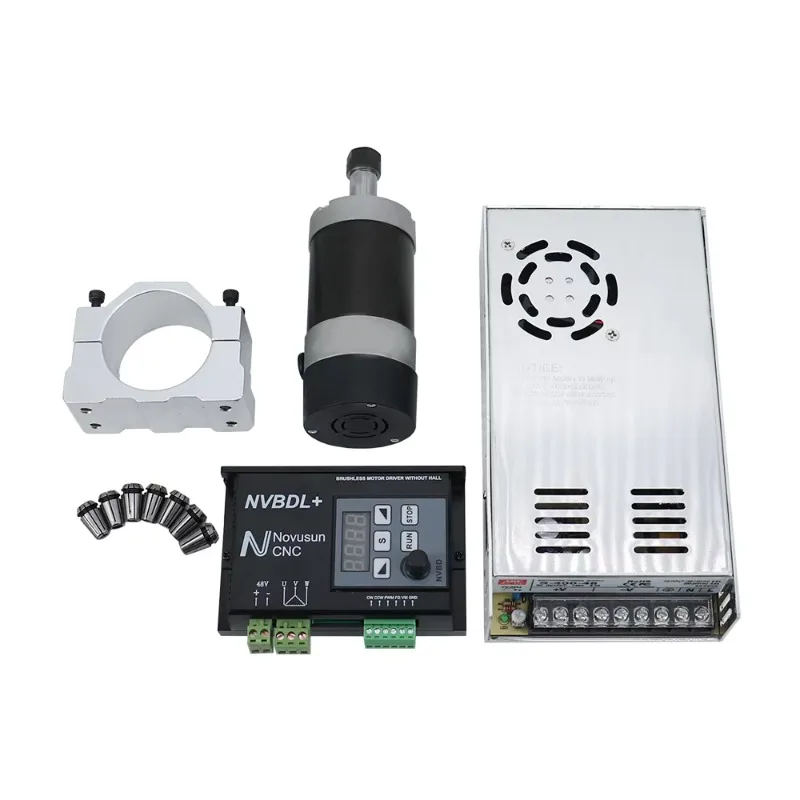 Driver Switching Power Supply 400w 48V 55mm Fixture Industrial 400W Brushless Spindle Motor for Milling and Engraving
Driver Switching Power Supply 400w 48V 55mm Fixture Industrial 400W Brushless Spindle Motor for Milling and Engraving