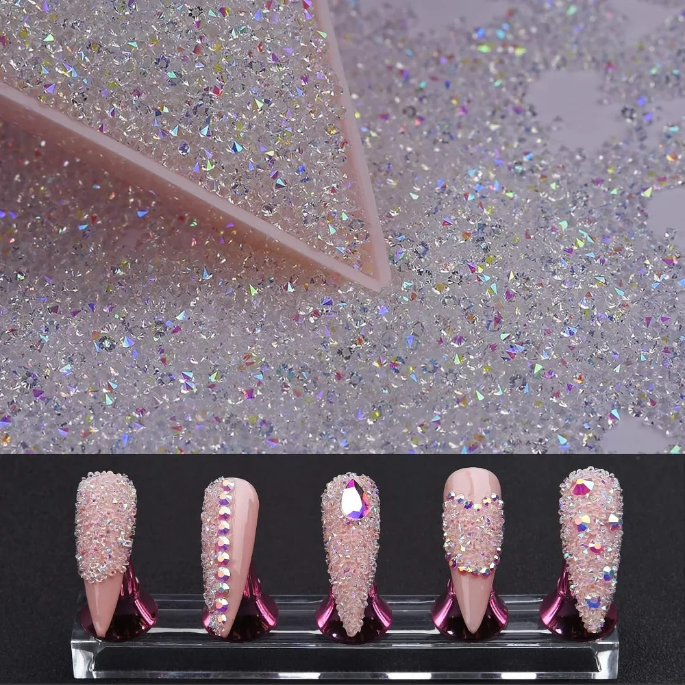 Ultra Mini 1.2mm Nail Rhinestones Sand Nail Diamonds Micro Pixie Crystals Iridescent AB Bling Tiny Nail Gems Sugar Glitter Beads Charms 2 Nail Tray Clear AB
Ultra Mini 1.2mm Nail Rhinestones Sand Nail Diamonds Micro Pixie Crystals Iridescent AB Bling Tiny Nail Gems Sugar Glitter Beads Charms 2 Nail Tray Clear AB