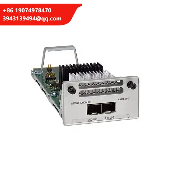 100% новый сетевой модуль C9300-NM-2Y серии 9300 с 2 портами 25G/10G/1G, в наличии, быстрая доставка
100% новый сетевой модуль C9300-NM-2Y серии 9300 с 2 портами 25G/10G/1G, в наличии, быстрая доставка