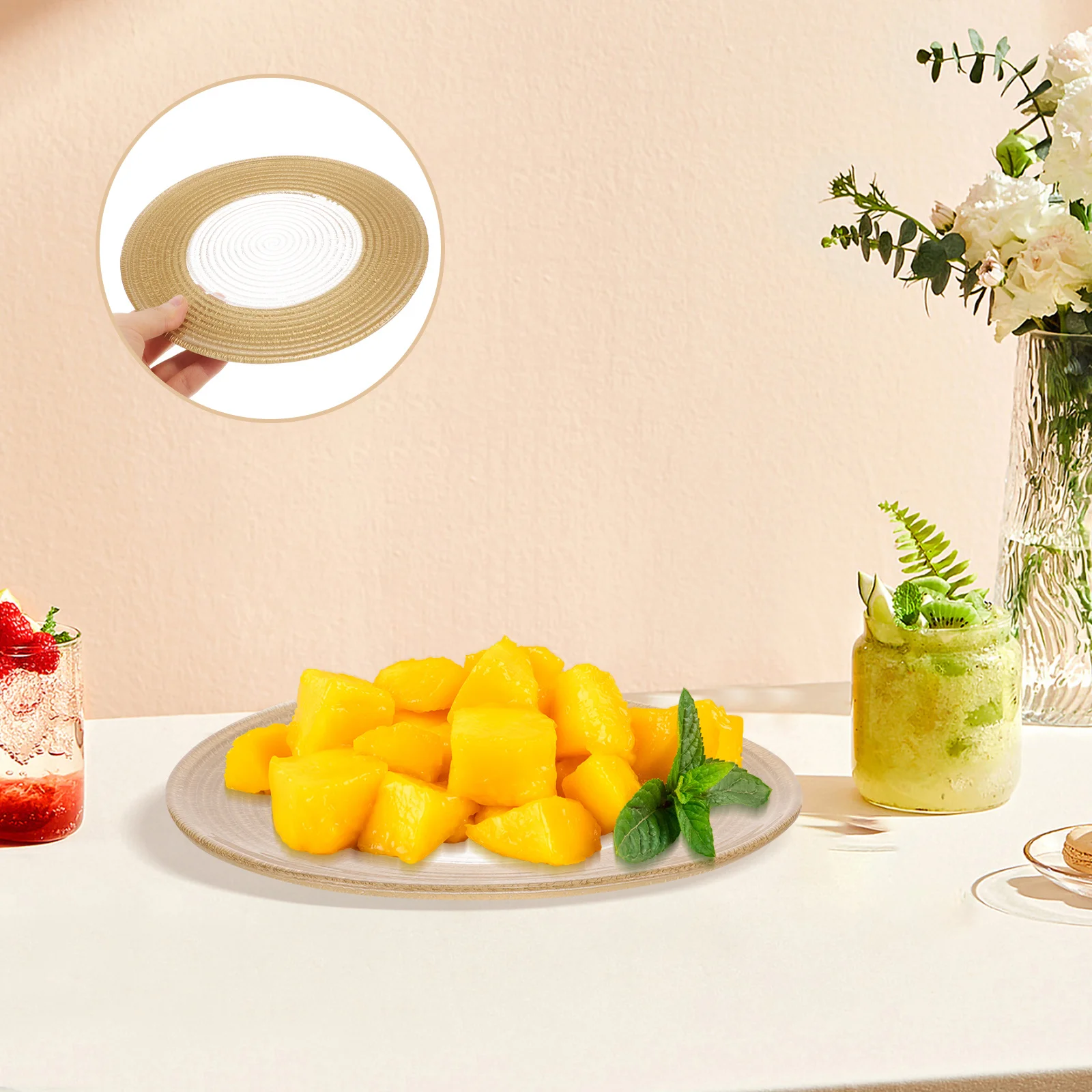 Gold Edge Glass Plate Vintage Style Durable Decorative Food Plate for Hotel Home Dinner Pasta Salad Dessert Dessert Plates Glass
Gold Edge Glass Plate Vintage Style Durable Decorative Food Plate for Hotel Home Dinner Pasta Salad Dessert Dessert Plates Glass