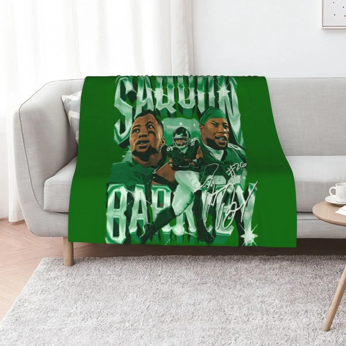 Saquon Barkley Throw Blanket Foldable Soft Warm Blanket for Outdoor Use
Saquon Barkley Throw Blanket Foldable Soft Warm Blanket for Outdoor Use