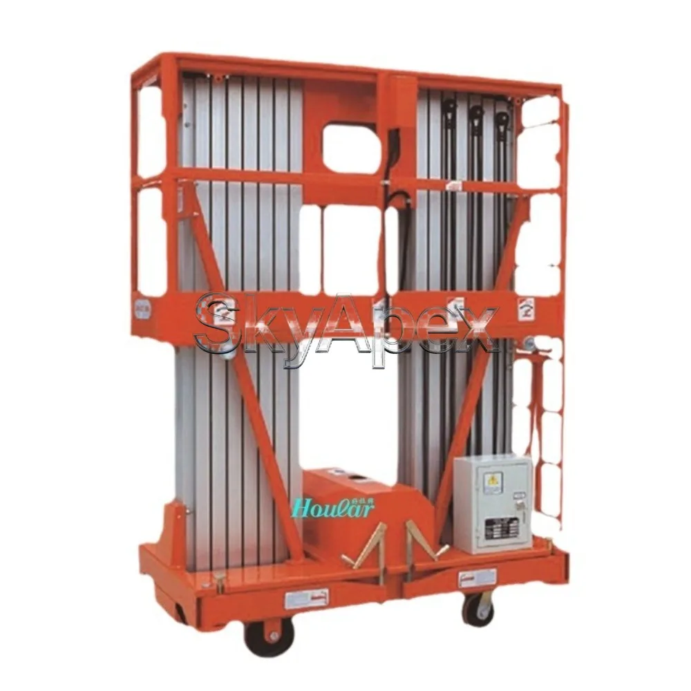 Aerial Work Adjustable Double Mast Lift Durable Quality Aluminum Alloy Double Mast Lift Stable Lifting Vertical Mast Lift
Aerial Work Adjustable Double Mast Lift Durable Quality Aluminum Alloy Double Mast Lift Stable Lifting Vertical Mast Lift