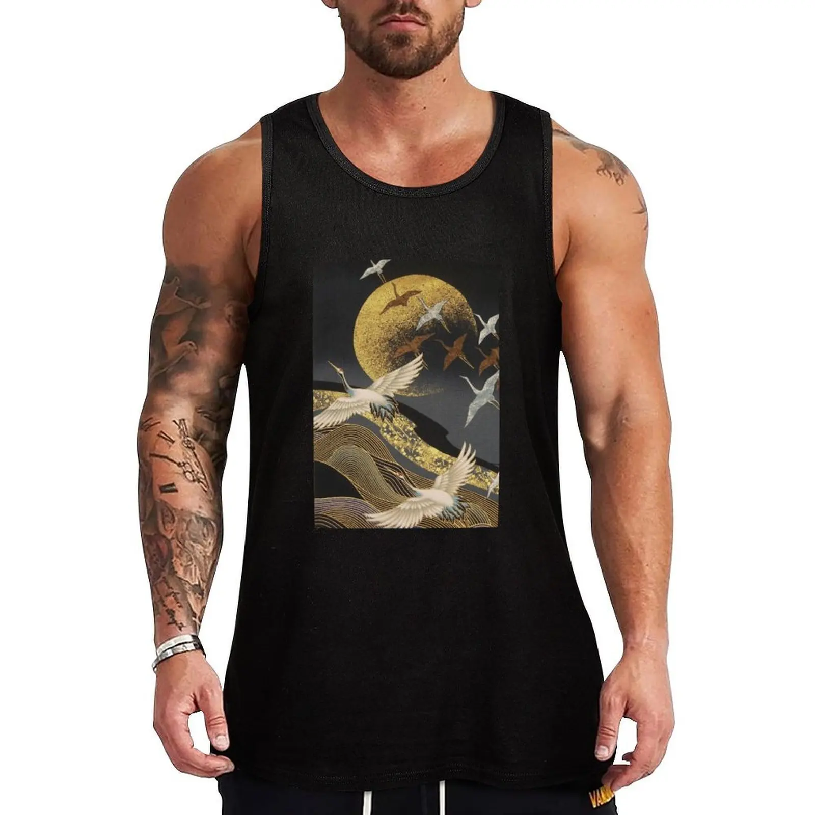 Japanese Cranes flight to golden moon Tank Top t-shirts man Man sleeveless shirt Men's sleeveless t-shirt
Japanese Cranes flight to golden moon Tank Top t-shirts man Man sleeveless shirt Men's sleeveless t-shirt