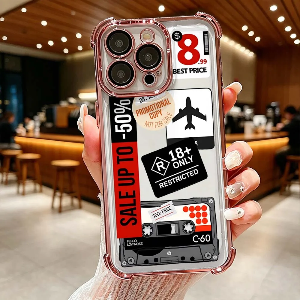 Cartoon Cassette Sale Ad For iPhone 17 16 15 14 Pro Max 12 11 13 17 Air Plus 16e Anti Drop Soft Cover Phone Case
Cartoon Cassette Sale Ad For iPhone 17 16 15 14 Pro Max 12 11 13 17 Air Plus 16e Anti Drop Soft Cover Phone Case
