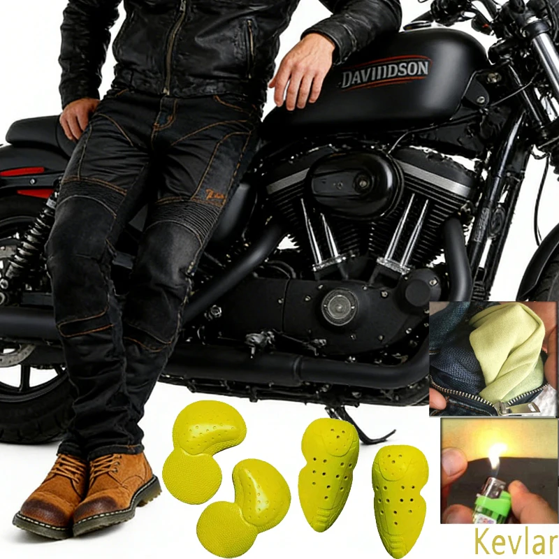 Men Summer Riding Pants black Kevlar Motorcycle Jeans Abrasion Resistant Windproof Dirt Bike Protective Gear 032
Men Summer Riding Pants black Kevlar Motorcycle Jeans Abrasion Resistant Windproof Dirt Bike Protective Gear 032