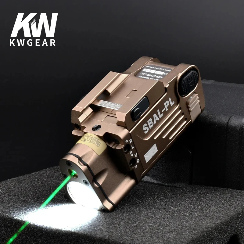 WADSN Tactical SBAL-PL Red Green Dot Laser Zeroing Hunting Weapon LED 400 Lumens Flashlight White Light Strobe Fit 20mm Rail
WADSN Tactical SBAL-PL Red Green Dot Laser Zeroing Hunting Weapon LED 400 Lumens Flashlight White Light Strobe Fit 20mm Rail