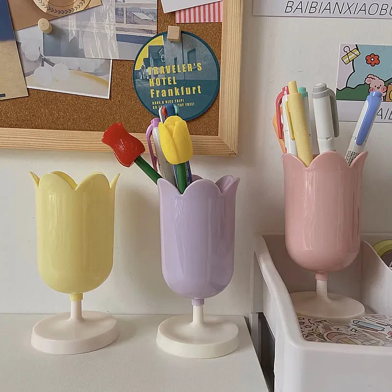 INS Tulip Storage Bucket Pen Holder, Plastic Storage Cup, Makeup Brush Organizer, Desktop Storage and Organization
INS Tulip Storage Bucket Pen Holder, Plastic Storage Cup, Makeup Brush Organizer, Desktop Storage and Organization
