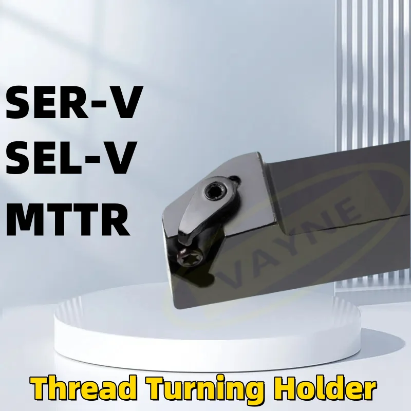 1PCS SER1616H16-V SER2020K22-V Vertical Thread Turning Holder Blade MTTR32R Walking Machine Tool Holder
1PCS SER1616H16-V SER2020K22-V Vertical Thread Turning Holder Blade MTTR32R Walking Machine Tool Holder