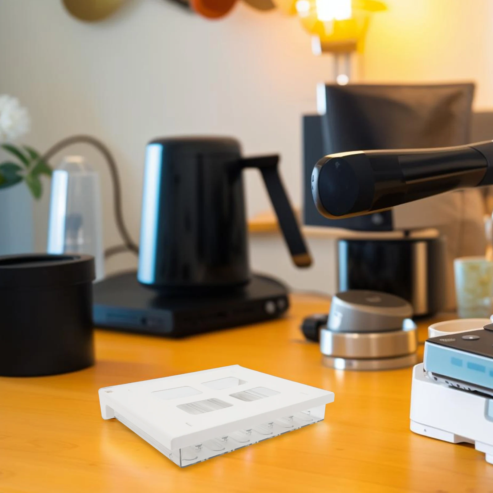 Органайзер для кофейных капсул 27x22.5x5 см: Упорядоченный хранение, эстетика для кухни, угловой механизм фиксации, простая установка
Органайзер для кофейных капсул 27x22.5x5 см: Упорядоченный хранение, эстетика для кухни, угловой механизм фиксации, простая установка