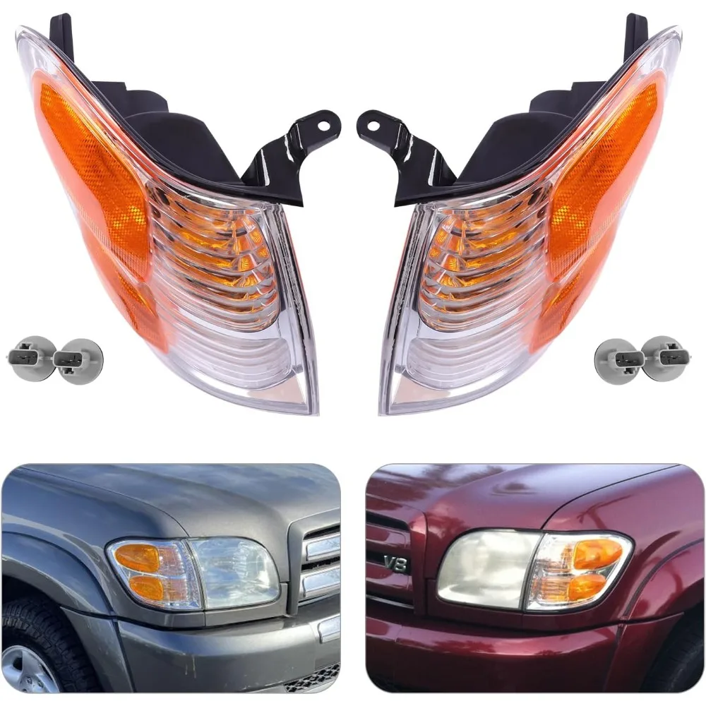 Left Right Turn Signal Light Set for 2004 Toyota Tundra Sequoia - 81520-0C020 81510-0C020,for Limited SR5 Double Cab To Aug 2004
Left Right Turn Signal Light Set for 2004 Toyota Tundra Sequoia - 81520-0C020 81510-0C020,for Limited SR5 Double Cab To Aug 2004