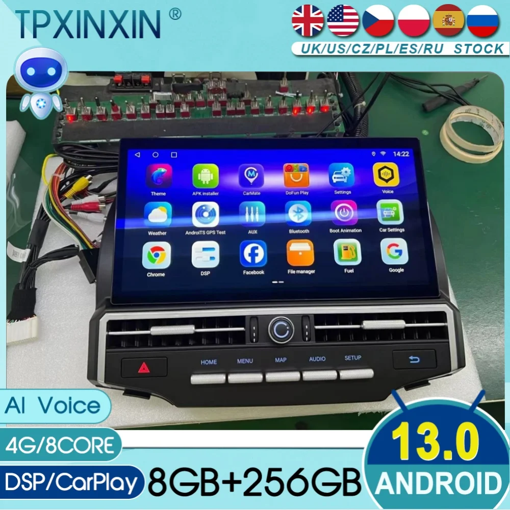 For Toyota 4Runner 2010~2022 Android Auto Carplay Car Radio Stereo Automotive Multimedia Player GPS Navigation Head Unit
For Toyota 4Runner 2010~2022 Android Auto Carplay Car Radio Stereo Automotive Multimedia Player GPS Navigation Head Unit