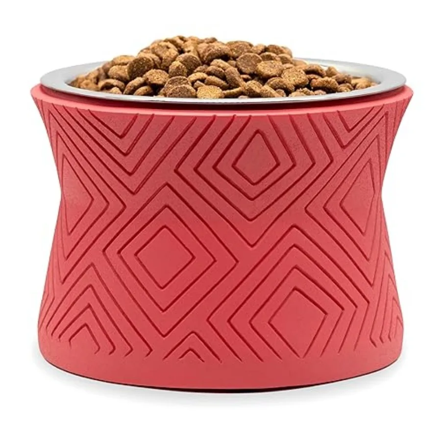 Santa Fe Single Elevated Pet Bowl Stand with Removable Stainless Steel 16oz Inner Bowl for Dog Breed or Cat - Raised Dog Food o
Santa Fe Single Elevated Pet Bowl Stand with Removable Stainless Steel 16oz Inner Bowl for Dog Breed or Cat - Raised Dog Food o