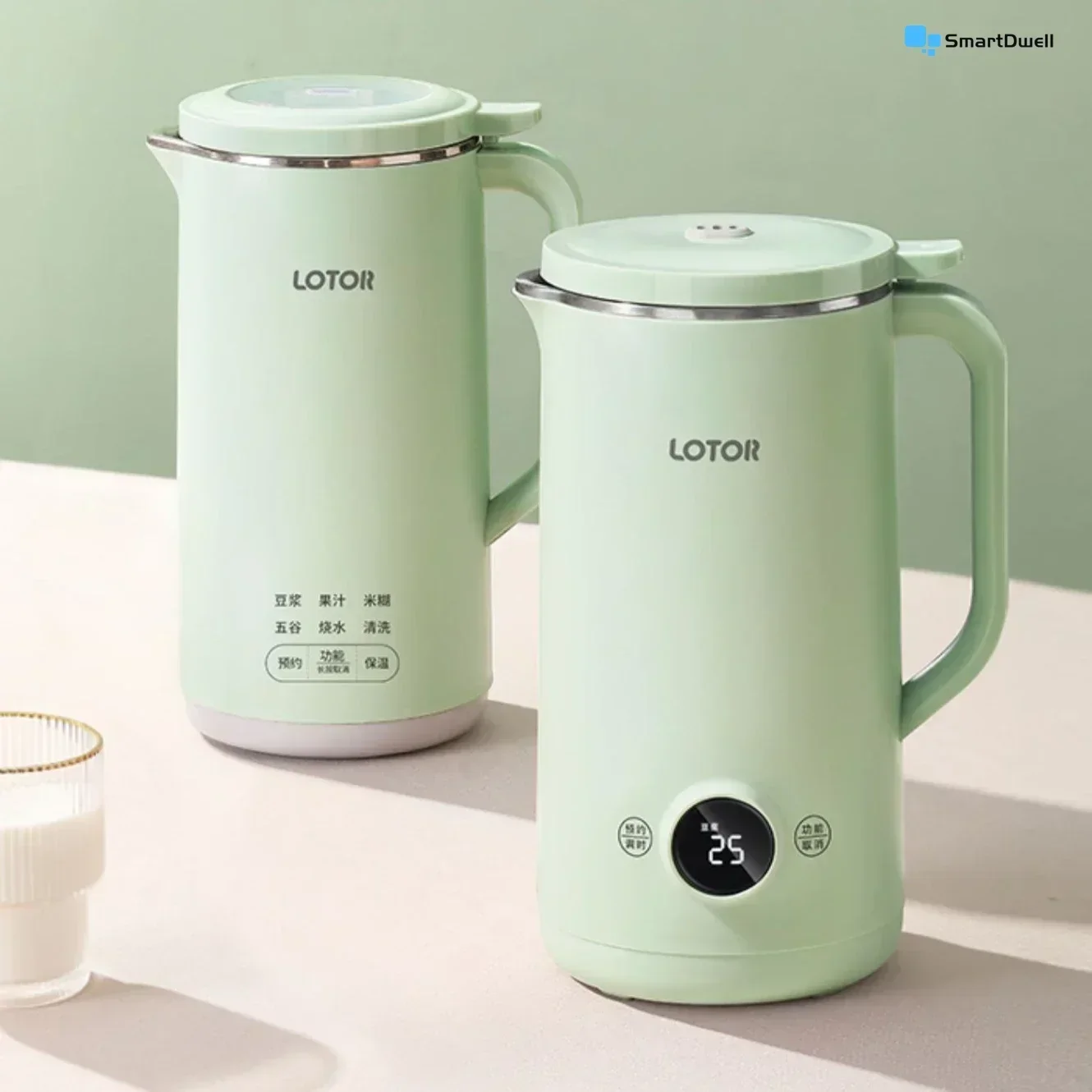 Mini wall-breaking soymilk machine - Household small. Low noise. Fully automatic. Multi-function. Automatic cleaning.
Mini wall-breaking soymilk machine - Household small. Low noise. Fully automatic. Multi-function. Automatic cleaning.