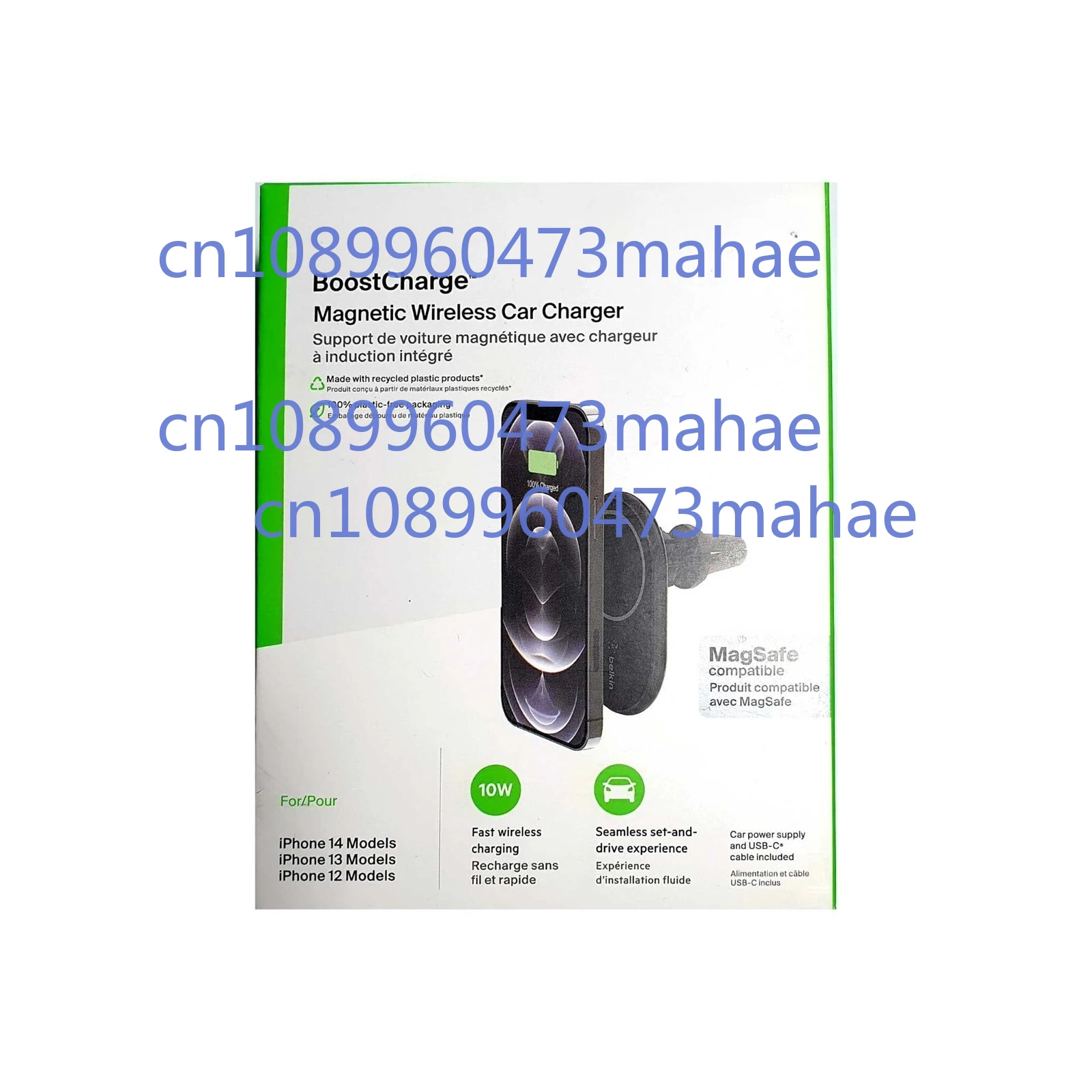 Магнитное беспроводное автомобильное зарядное устройство Belkin, 10 Вт, автомобильное вентиляционное крепление для iPhone 16 15 WIC004BTBK
Магнитное беспроводное автомобильное зарядное устройство Belkin, 10 Вт, автомобильное вентиляционное крепление для iPhone 16 15 WIC004BTBK