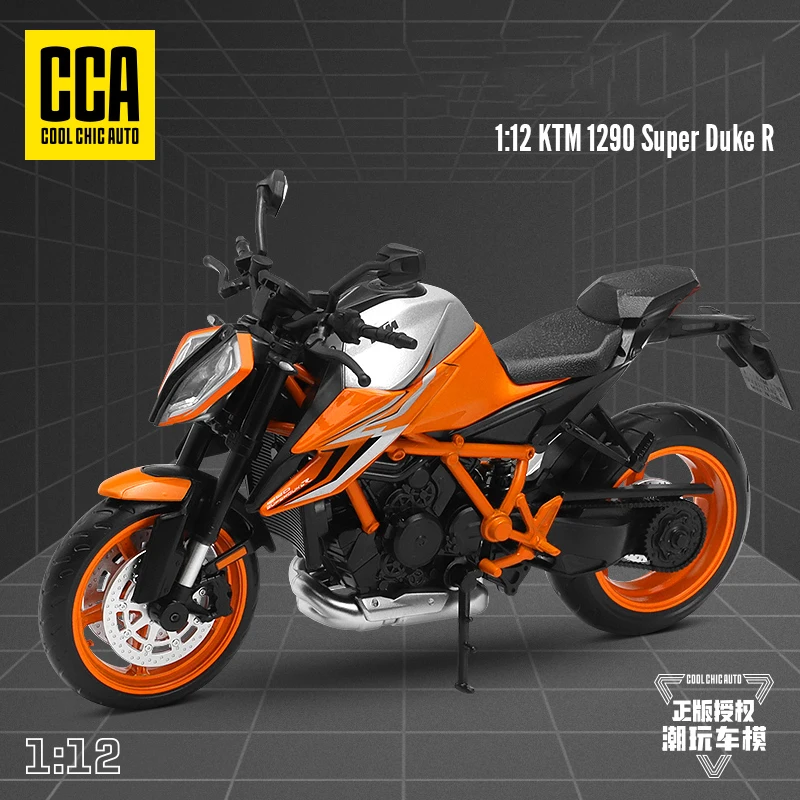 CCA 1:12 KTM 1290 Super Duke R Alloy Motocross Licensed Motorcycle Model Toy Car Collection Gift Static die Casting Production
CCA 1:12 KTM 1290 Super Duke R Alloy Motocross Licensed Motorcycle Model Toy Car Collection Gift Static die Casting Production