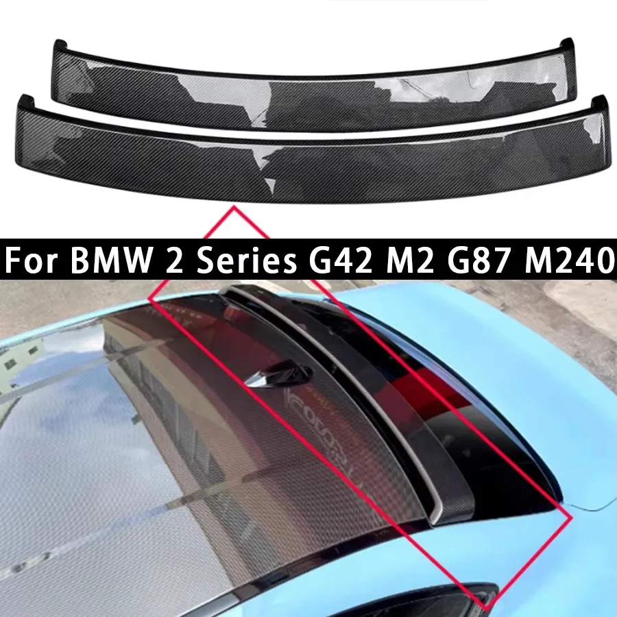 For BMW 2 Series G42 M2 G87 M240 Carbon Fiber spoiler Top Wing Tail fins The top wing car Shunt Deflector Upgrade body kit
For BMW 2 Series G42 M2 G87 M240 Carbon Fiber spoiler Top Wing Tail fins The top wing car Shunt Deflector Upgrade body kit