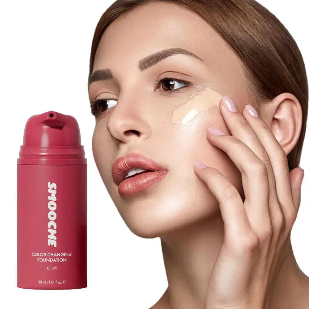 Color-Changing Flawless Liquid Foundation, Natural Glow, Lightweight Moisturizing, Brightens, Self-Adjusting Color Makeup Base
Color-Changing Flawless Liquid Foundation, Natural Glow, Lightweight Moisturizing, Brightens, Self-Adjusting Color Makeup Base