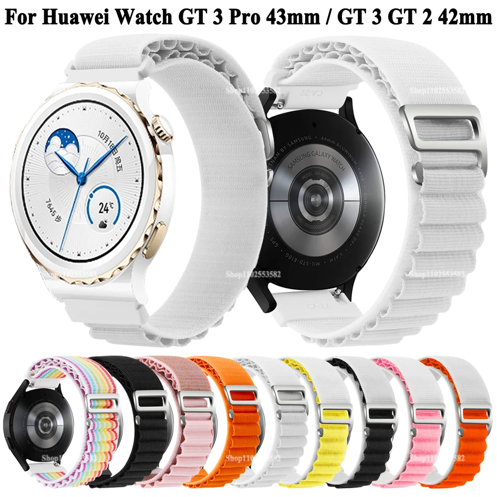 Нейлоновый ремешок шириной 20 мм для Huawei Watch GT 3 Pro 43 мм/GT3 GT 2 42 мм, спортивный ремешок, браслет для Garmin Venu sq, браслеты для умных часов
Нейлоновый ремешок шириной 20 мм для Huawei Watch GT 3 Pro 43 мм/GT3 GT 2 42 мм, спортивный ремешок, браслет для Garmin Venu sq, браслеты для умных часов